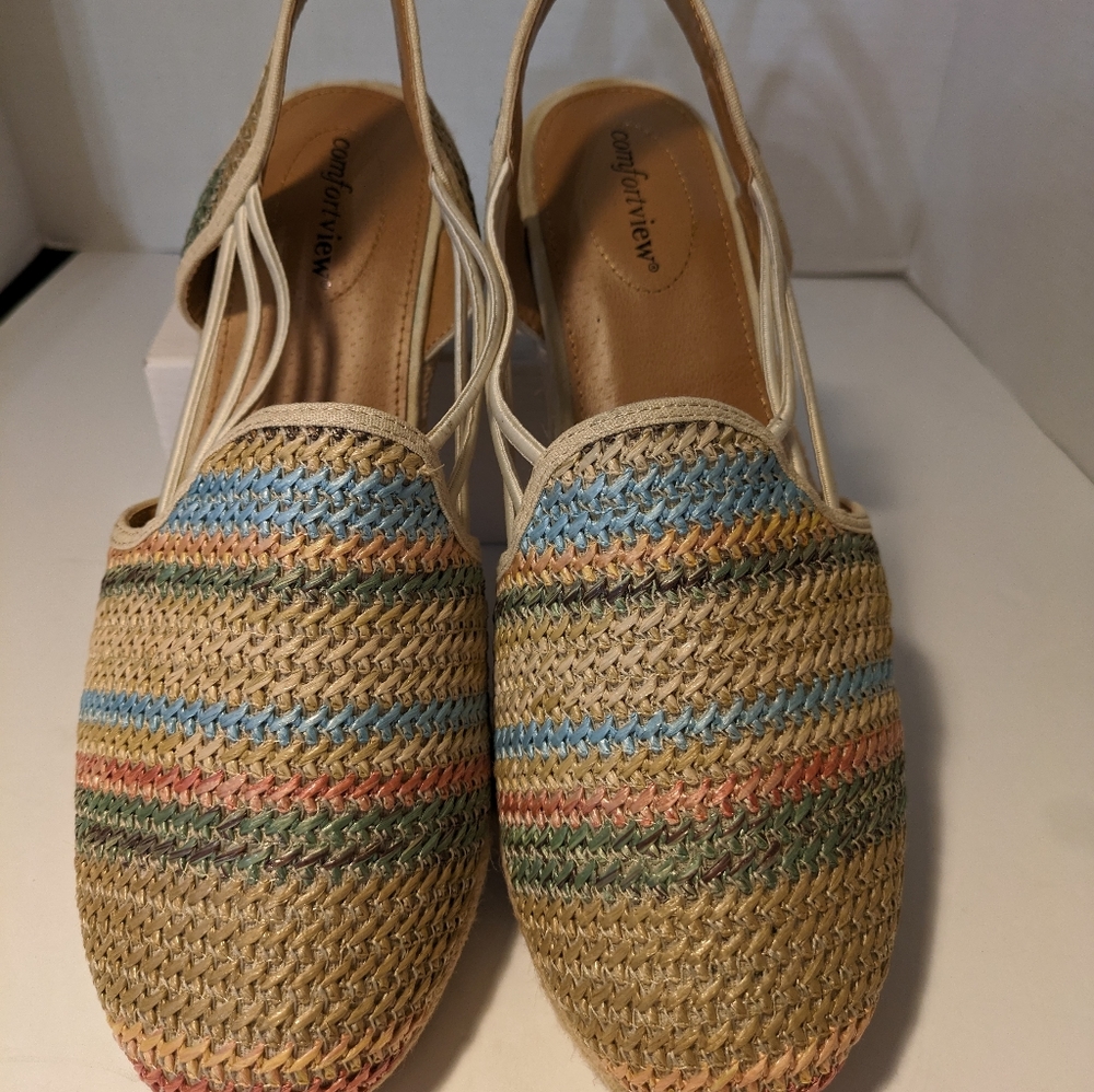 Comfortview Espadrilles Wedge Multiple Color Clos… - image 5